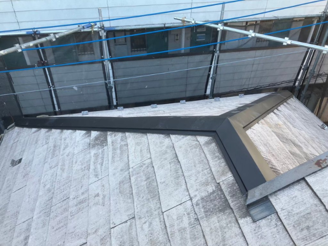 春日部　棟板金交換工事